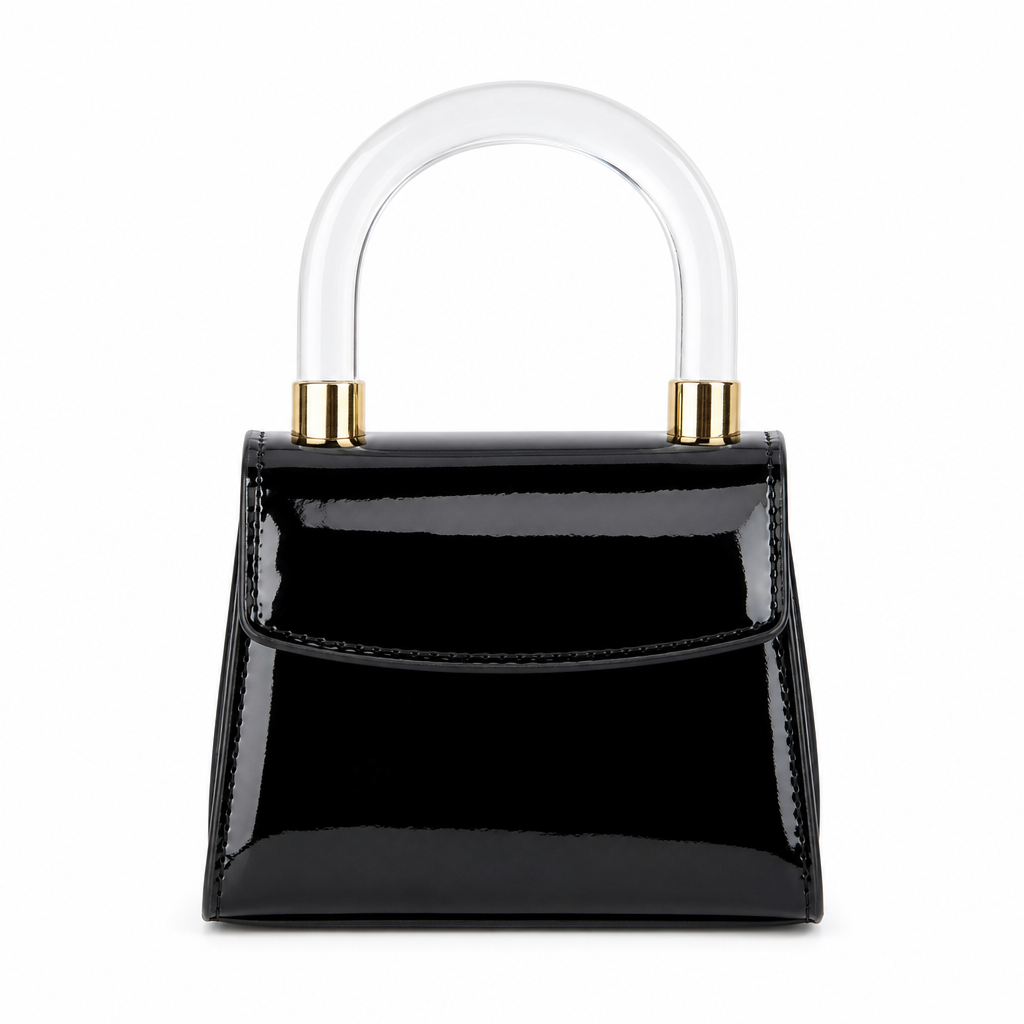 Mini bag con logo bordado