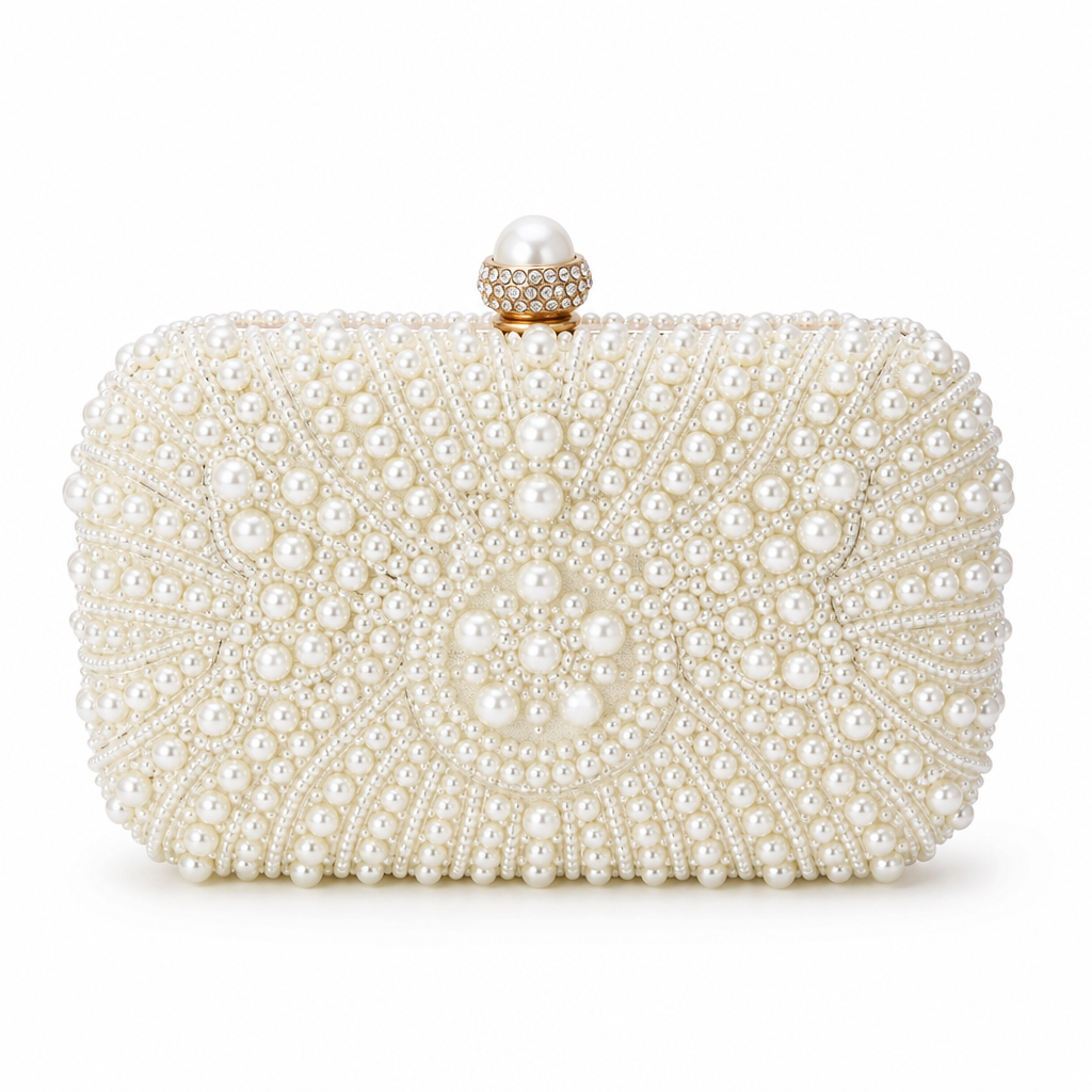 Bolso de cuero con tachuelas