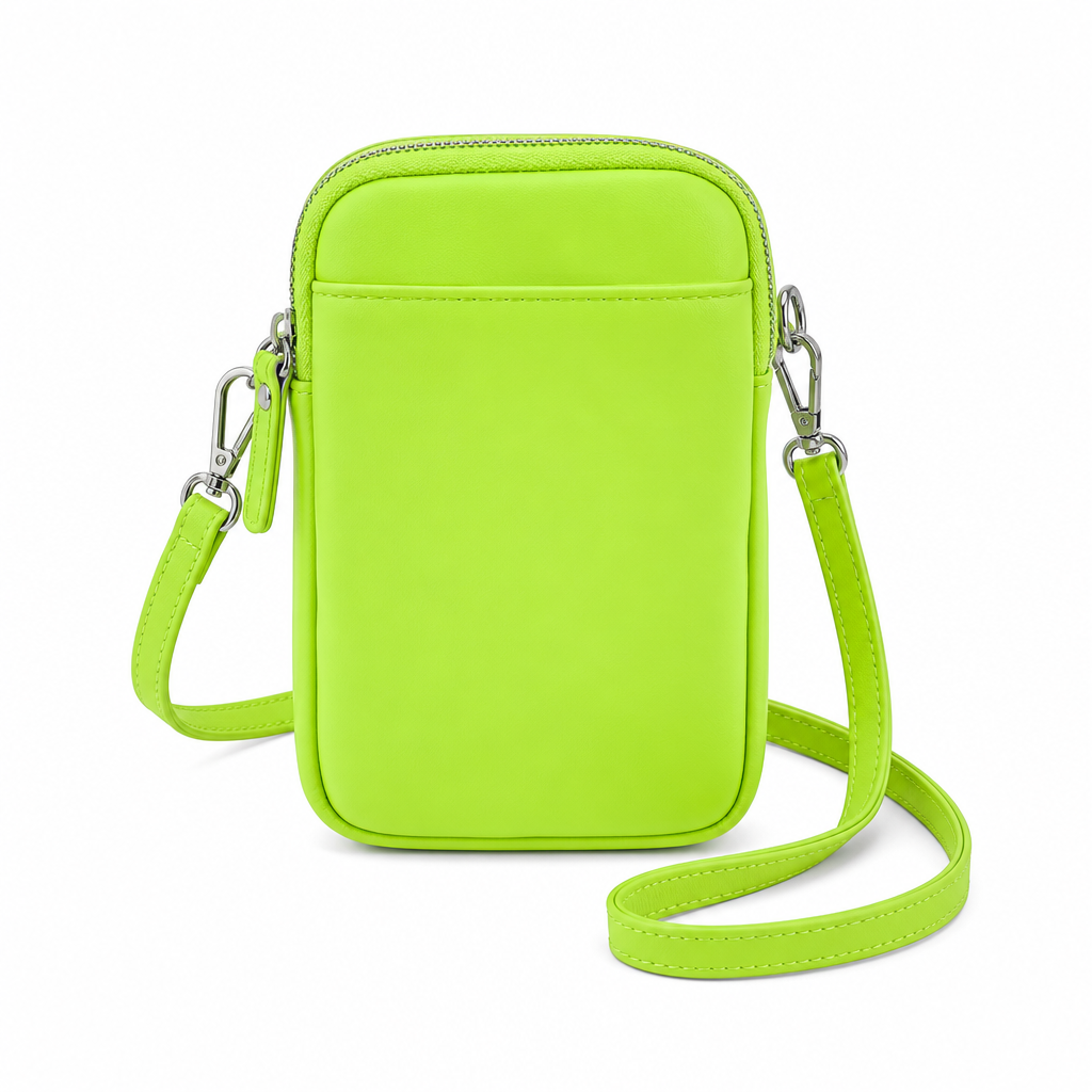 Bolso de hombro metalizado